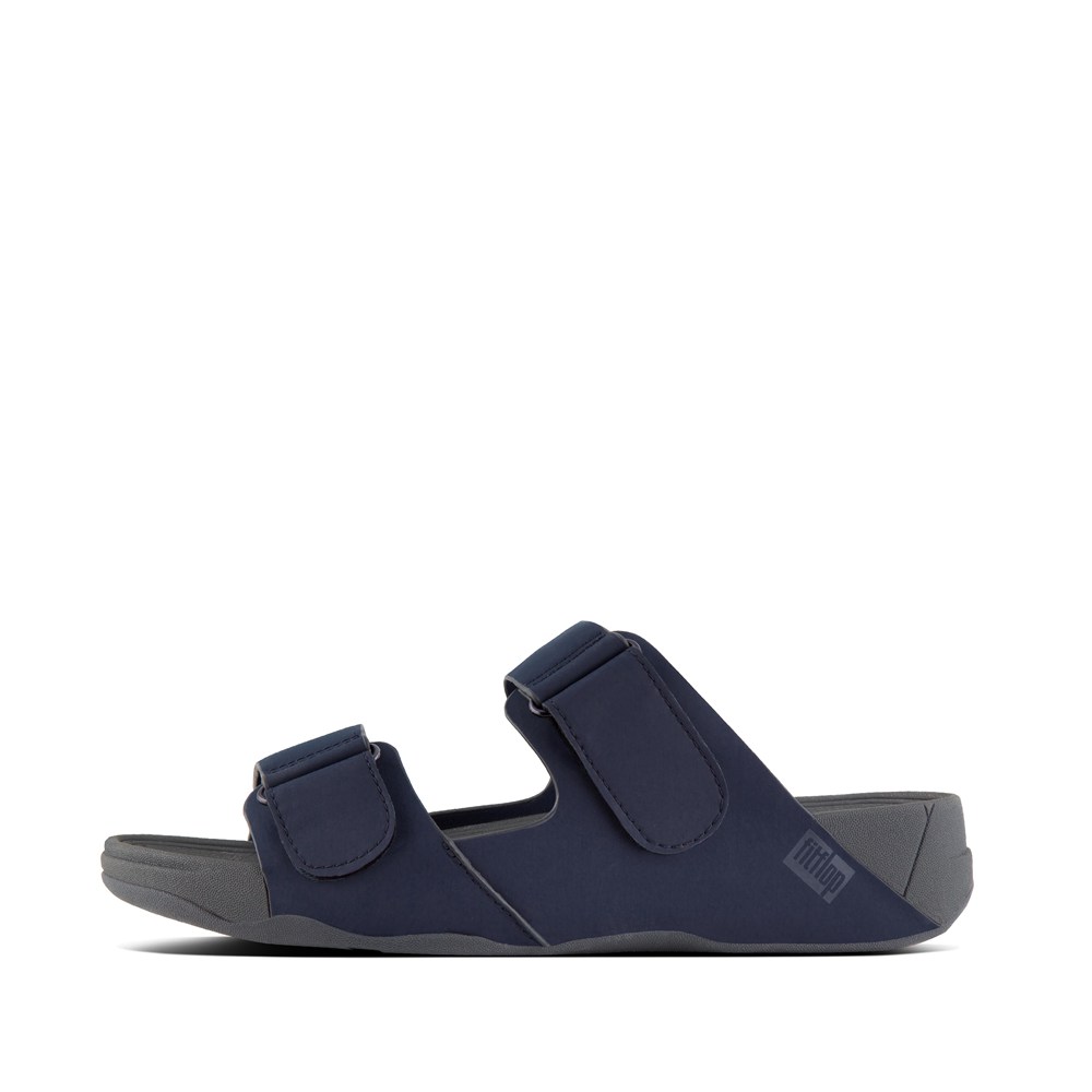 Fitflop Man Slides Navy - Gogh Neoprene Adjustable - NC4385061